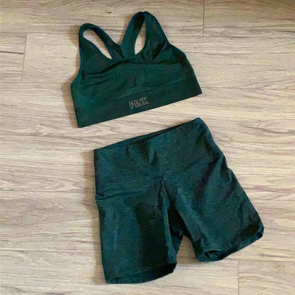 PINK Victoria's Secret Pants - PINK Sport/Cozy Biker Shorts & Top Set!